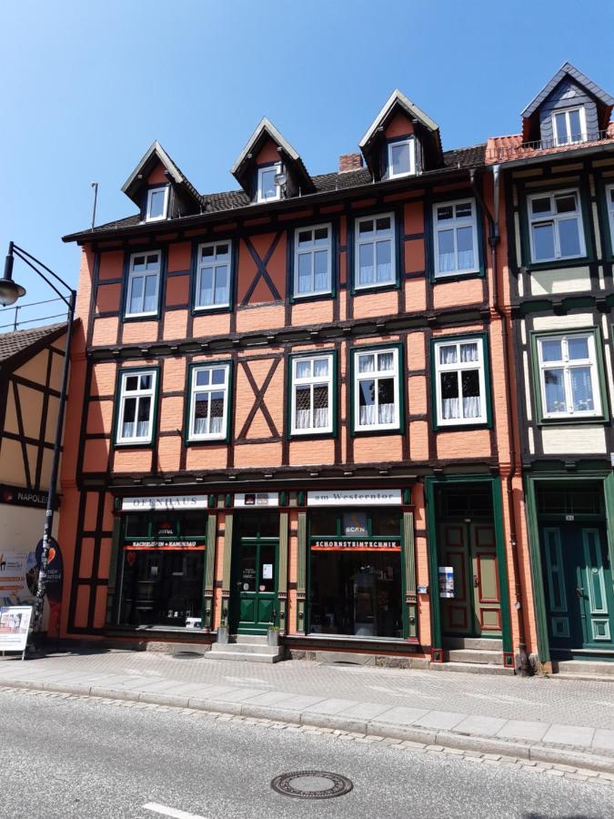Ferienhaus Am Westerntor II Apartment แวร์นิกโกโรเดอ ภายนอก รูปภาพ